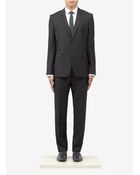 Givenchy Wool Two button Striped Suit - Lyst