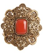 Oscar de la Renta Large Medallion Stone Bracelet - Lyst
