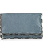 Stella McCartney Falabella Fauxsuede Clutch - Lyst
