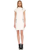 Michael Kors Contrastzipper Shift Dress - Lyst