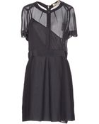 Vanessa Bruno Athé Short Dress - Lyst