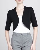 Michael Kors Cashmere Shrug Black - Lyst