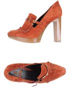 Fabi Moccasins with Heel - Lyst