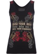 Philipp Plein Raise Your Hands Tank Top - Lyst