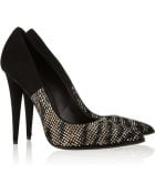 Giuseppe Zanotti Ester Crystal-Embellished Suede Pumps - Lyst