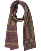 Jil Sander Navy Oblong Scarf - Lyst
