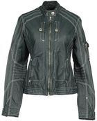 Siosi Per Carlos Ibañez Leather Outerwear - Lyst