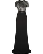 Burberry Prorsum Studded Crepe Gown - Lyst