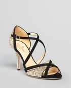 Kate Spade Evening Sandals Inez Glitter High Heel - Lyst