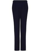 Mango Tapered Trousers - Lyst