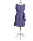 Anne Klein Side-tie Sheath Dress - Lyst