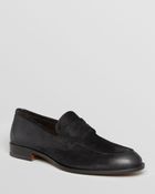 Bruno Magli Rotzo Abraded Suede Penny Loafers - Lyst