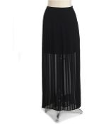 Vince Camuto Pleated Maxi Skirt - Lyst