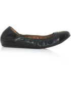 Lanvin Capped Toe Ballet Shoe - Lyst