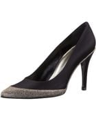 Stuart Weitzman Fairlady Satin Sparkletoe Evening Pump - Lyst