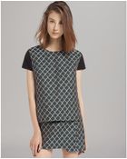 Maje Top Dada Printed Jacquard - Lyst