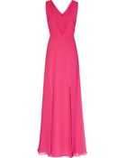 Reiss Alice Maxi Silk Maxi Dress - Lyst