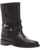 Balenciaga Strap Detail Biker Boot - Lyst