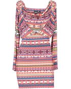 Just Cavalli Short Dress - Lyst