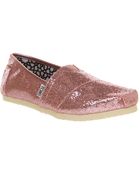 Toms Glitter Espadrille - Lyst