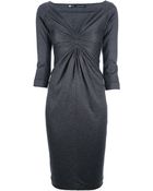 DSquared2 Ruched Shift Dress - Lyst