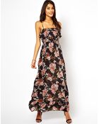 Little Mistress Printed Maxi Dress - Lyst