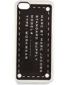 Marc By Marc Jacobs Iphone 5 Case in Black - Lyst
