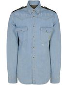 McQ by Alexander McQueen Denim Shirt - Lyst