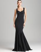 Zac Posen Gown Jersey Sleeveless Open Back - Lyst