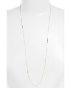 Bony Levy Diamond By The Inch Long Necklace - Lyst