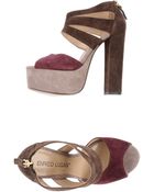 Enrico Lugani Platform Sandals - Lyst
