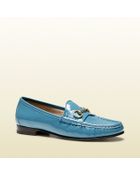 Gucci Horsebit Loafer in Patent Leather - Lyst