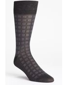 John W. Nordstrom® Geometric Print Socks - Lyst