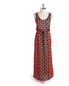 MICHAEL Michael Kors Printed Maxi Dress - Lyst