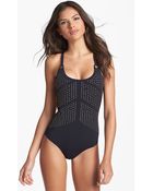 Nanette Lepore Zahia One Piece Swimsuit - Lyst