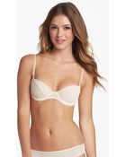 Splendid Underwire Mesh Demi Bra - Lyst