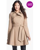 Ted Baker Wool Blend Wrap Coat - Lyst