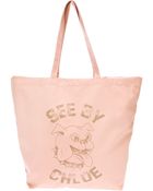 See By Chloé Large Printed Tote - Lyst