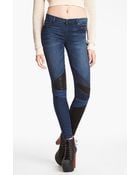 Blank Spray On Super Skinny Jeans - Lyst