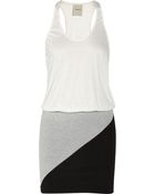 Mason by Michelle Mason Colorblock Jersey Mini Dress - Lyst