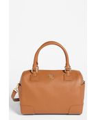 Tory Burch Robinson Middy Satchel - Lyst