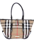 Burberry Small Salisbury Tote - Lyst