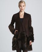 Donna Karan New York Pullon Seamed Pants - Lyst