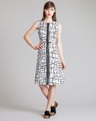Marni Cracked Ice Printed Aline Dress - Lyst
