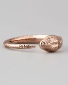 Pamela Love Serpent Ring Rose Golden - Lyst