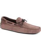 Tod's Gommino Heaven Driving Shoes in Nubuck - For Men - Lyst