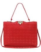 Valentino Rouge Rock-stud Leather Tote - Lyst