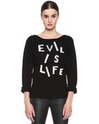 Acne Studios Lupine Front Sweater - Lyst