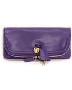 Alexander McQueen Skull Padlock Clutch - Lyst