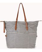 Forever 21 Railroad Striped Holdall - Lyst
